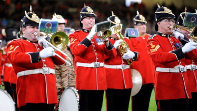 13.11.10 - Wales v South Africa - Invesco Perpetual Series 2010 - Regimental Band of the Royal Welsh. 