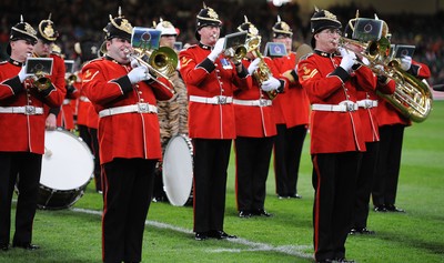 13.11.10 - Wales v South Africa - Invesco Perpetual Series 2010 - Regimental Band of the Royal Welsh. 