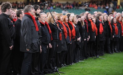 13.11.10 - Wales v South Africa - Invesco Perpetual Series 2010 - Aberystwyth Madrigal Choir, Car Caerdydd. 