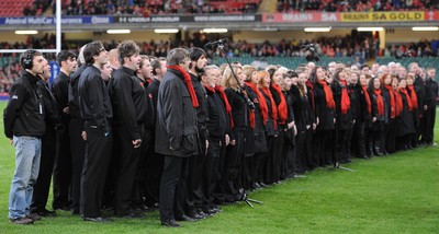 13.11.10 - Wales v South Africa - Invesco Perpetual Series 2010 - Aberystwyth Madrigal Choir, Car Caerdydd. 