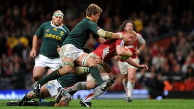 13.11.10 - Wales v South Africa - Invesco Perpetual Series 2010 - Martyn Williams of Wales. 