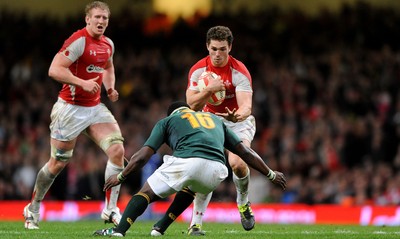 13.11.10 - Wales v South Africa - Invesco Perpetual Series 2010 - George North of Wales. 