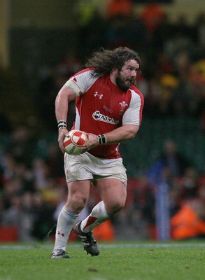 13.11.10 Wales v South Africa... Wales' Adam Jones. 