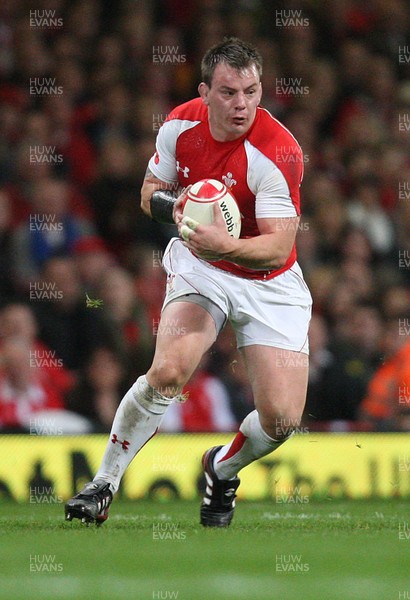 13.11.10 .. Wales v South Africa. -  Wales' Matthew Rees    