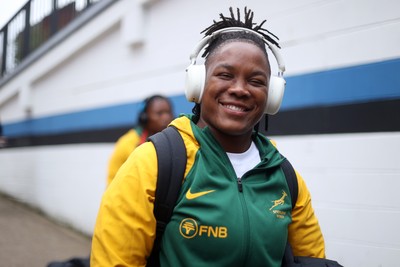 180926 - Wales Women v South Africa Women - Vodafone Wales WXV Series - South Africa arrive at the Arms Park