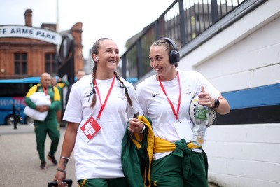 180926 - Wales Women v South Africa Women - Vodafone Wales WXV Series - South Africa arrive at the Arms Park