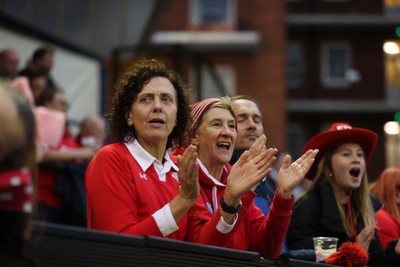 180926 - Wales Women v South Africa Women - Vodafone Wales WXV Series - Fans