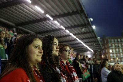 180926 - Wales Women v South Africa Women - Vodafone Wales WXV Series - Fans