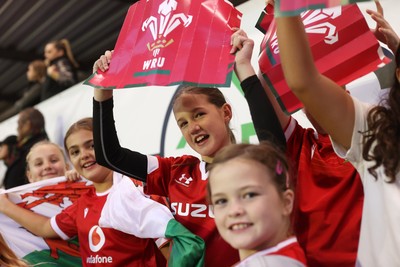 180926 - Wales Women v South Africa Women - Vodafone Wales WXV Series - Fans
