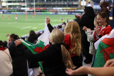 180926 - Wales Women v South Africa Women - Vodafone Wales WXV Series - Fans
