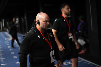 180926 - Wales Women v South Africa Women - Vodafone Wales WXV Series - Wales Head Coach Sean Lynn 