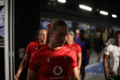 180926 - Wales Women v South Africa Women - Vodafone Wales WXV Series - Lisa Neumann of Wales 