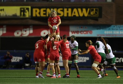 180926 - Wales Women v South Africa Women - Vodafone Wales WXV Series - Alex Callender of Wales 