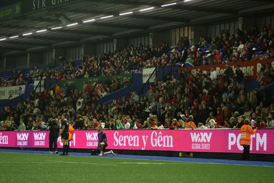 180926 - Wales Women v South Africa Women - Vodafone Wales WXV Series - Crowds