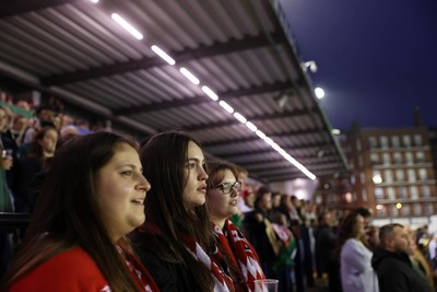 180926 - Wales Women v South Africa Women - Vodafone Wales WXV Series - Fans