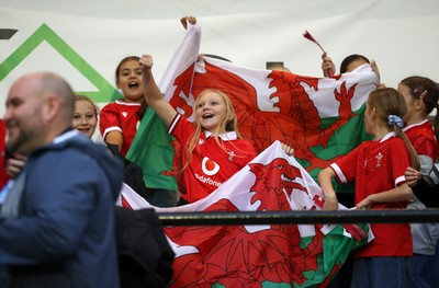 180926 - Wales Women v South Africa Women - Vodafone Wales WXV Series - Fans