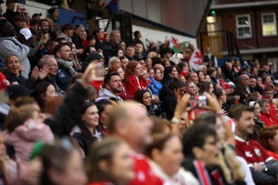 180926 - Wales Women v South Africa Women - Vodafone Wales WXV Series - Fans