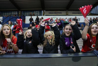 180926 - Wales Women v South Africa Women - Vodafone Wales WXV Series - Fans