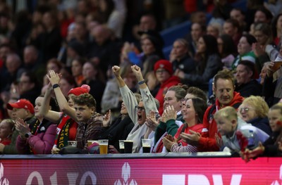 180926 - Wales Women v South Africa Women - Vodafone Wales WXV Series - Fans