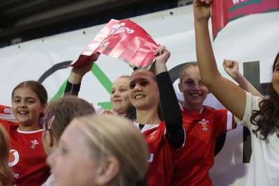180926 - Wales Women v South Africa Women - Vodafone Wales WXV Series - Fans