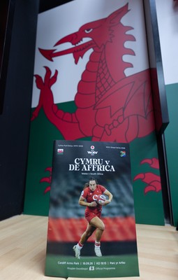 180926 Wales v South Africa, Vodafone Wales WXV Series - The match programme in the Wales changing room ahead of the match