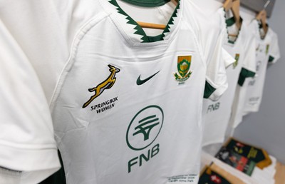 180926 Wales v South Africa, Vodafone Wales WXV Series - A general view of the South Africa changing room ahead of the match