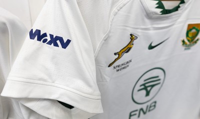 180926 Wales v South Africa, Vodafone Wales WXV Series - A general view of the South Africa changing room ahead of the match