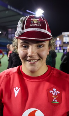 180926 Wales v South Africa, Vodafone Wales WXV Series - Shanelle Williams of Wales at the end of the match