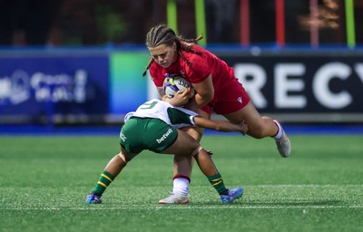 190926 Wales v South Africa, Vodafone Wales WXV Series - Maisie Davies of Wales takes on Felicia Jacobs of South Africa
