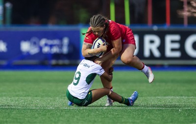 190926 Wales v South Africa, Vodafone Wales WXV Series - Maisie Davies of Wales takes on Felicia Jacobs of South Africa
