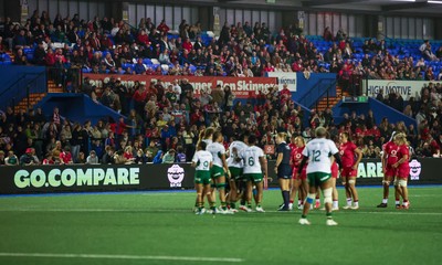 190926 Wales v South Africa, Vodafone Wales WXV Series - Go Compare LED Boards