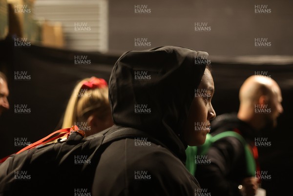 180926 - Wales Women v South Africa Women - Vodafone Wales WXV Series - Sisilia Tuipulotu of Wales