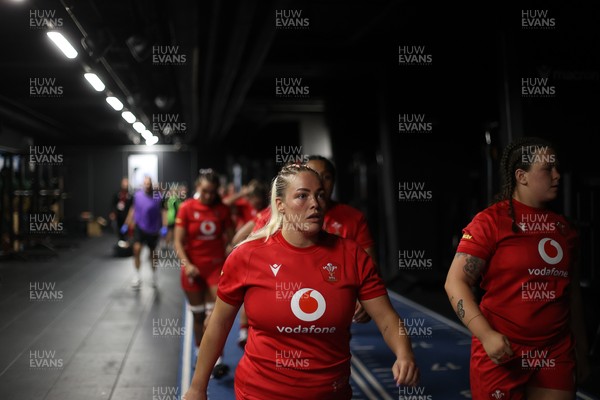 180926 - Wales Women v South Africa Women - Vodafone Wales WXV Series - Kelsey Jones of Wales 
