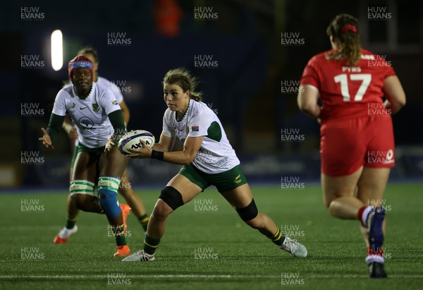 180926 - Wales Women v South Africa Women - Vodafone Wales WXV Series - Catha Jacobs of South Africa 