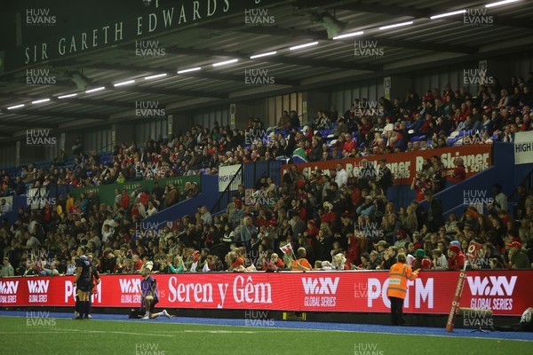 180926 - Wales Women v South Africa Women - Vodafone Wales WXV Series - Crowds