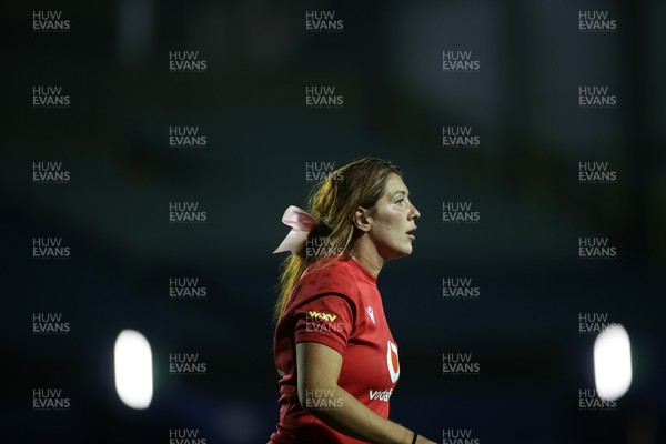 180926 - Wales Women v South Africa Women - Vodafone Wales WXV Series - Georgia Evans of Wales 