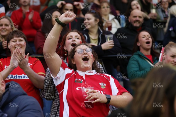 180926 - Wales Women v South Africa Women - Vodafone Wales WXV Series - Fans
