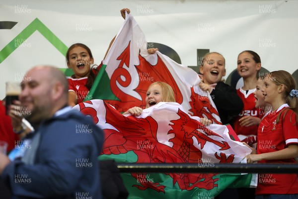 180926 - Wales Women v South Africa Women - Vodafone Wales WXV Series - Fans