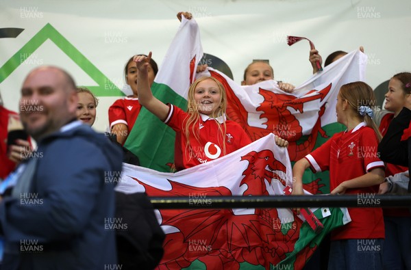 180926 - Wales Women v South Africa Women - Vodafone Wales WXV Series - Fans
