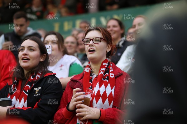 180926 - Wales Women v South Africa Women - Vodafone Wales WXV Series - Fans