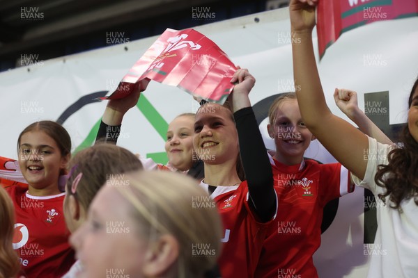 180926 - Wales Women v South Africa Women - Vodafone Wales WXV Series - Fans