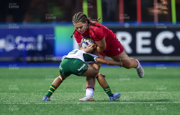190926 Wales v South Africa, Vodafone Wales WXV Series - Maisie Davies of Wales takes on Felicia Jacobs of South Africa