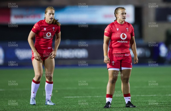 190926 Wales v South Africa, Vodafone Wales WXV Series - Lleucu George of Wales and Lisa Neumann of Wales