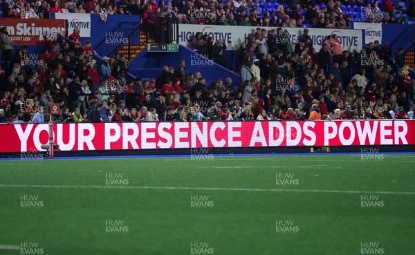 190926 Wales v South Africa, Vodafone Wales WXV Series - LED Ad Board