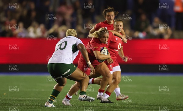 190926 Wales v South Africa, Vodafone Wales WXV Series - Kelsey Jones of Wales takes on Aseza Hele of South Africa