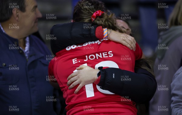 190926 Wales v South Africa, Vodafone Wales WXV Series - Elan Jones of Wales  at the end of the match