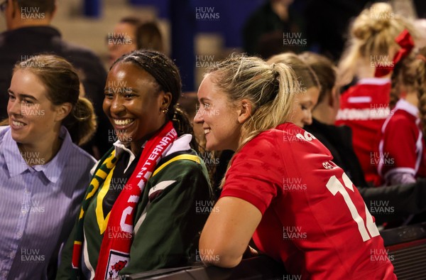 190926 Wales v South Africa, Vodafone Wales WXV Series - Freya Bell of Wales at the end of the match