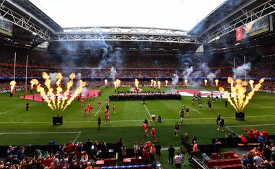 190823 - Wales v South Africa - Vodaphone Summer Series - A general view of Principality Stadium, Cardiff