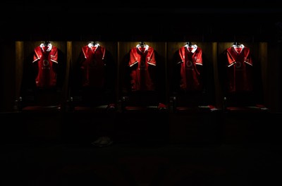 190823 - Wales v South Africa - Vodafone Summer Series - Wales changing room pre match