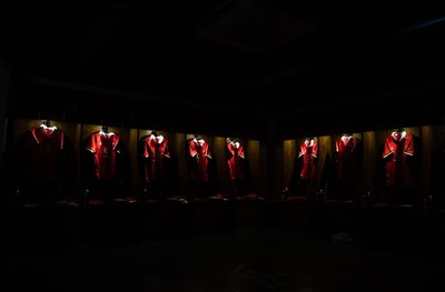 190823 - Wales v South Africa - Vodafone Summer Series - Wales changing room pre match